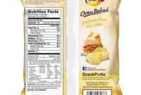 Potato chips lays cheddar sour cream lay nutrition label products oz baked besto