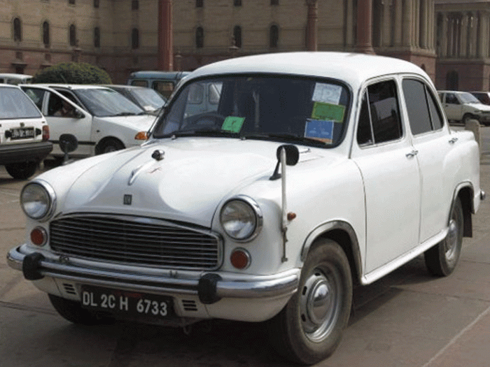 Ambassador car modified india golden hindustan motors look gold indian models dc launch road chennai classic back its recreation rupees